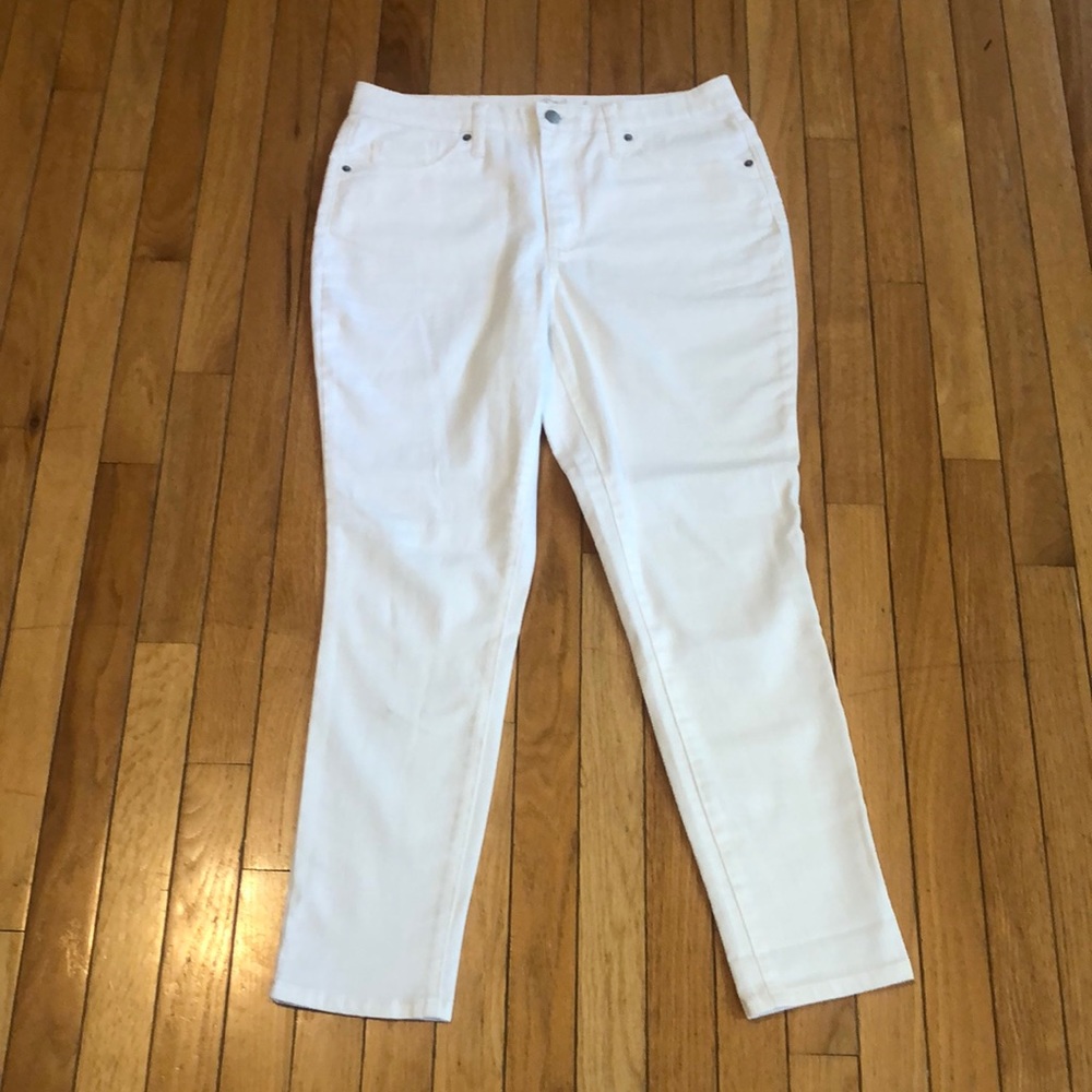 white jeans